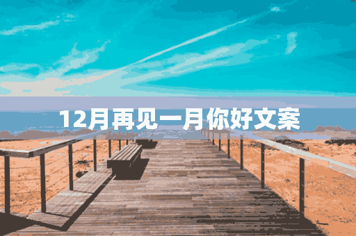 12月再见一月你好文案